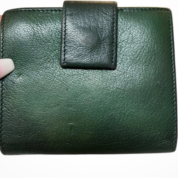 Gucci Dark Green Leather blondie compact Wallet with Logo - Picture 5 of 9